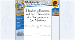 Desktop Screenshot of choere.martinuswessum.de