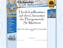 Tablet Screenshot of choere.martinuswessum.de